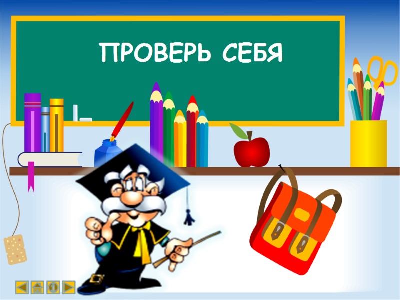 ПРОВЕРЬ СЕБЯ